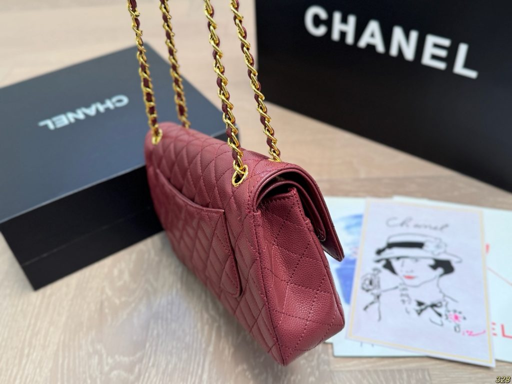 シャネル Classic Flap レディース レッド クラッチ 1色入 🎀 - 画像 2