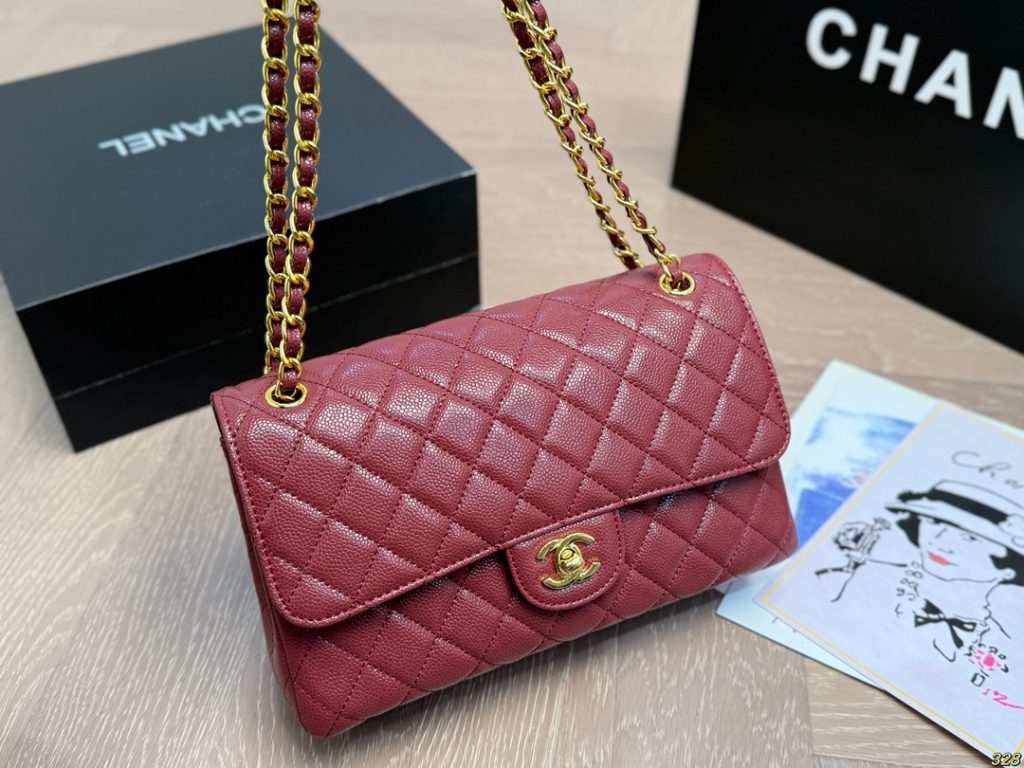 シャネル Classic Flap レディース レッド クラッチ 1色入 🎀 - 画像 5