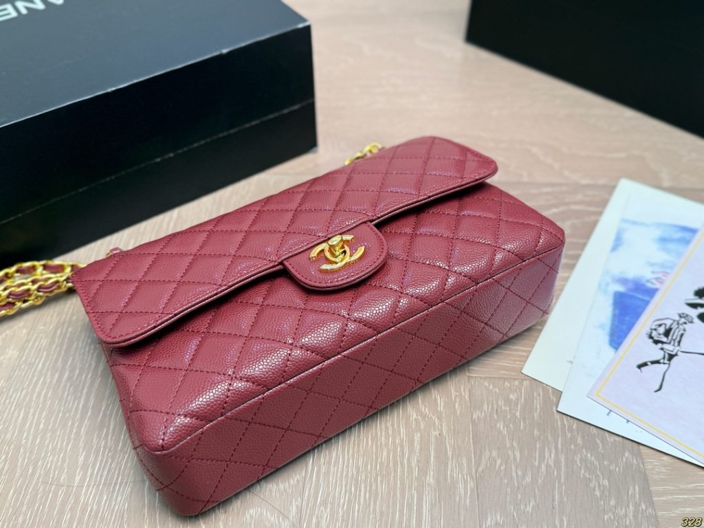 シャネル Classic Flap レディース レッド クラッチ 1色入 🎀 - 画像 6