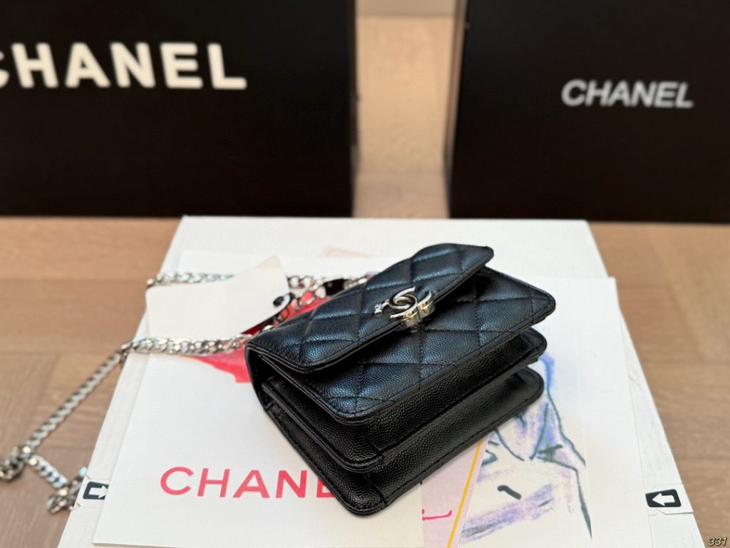 Chanel ミニポシェット 2色 | ファッション ショルダーバッグ 🖤🤍 - 画像 7