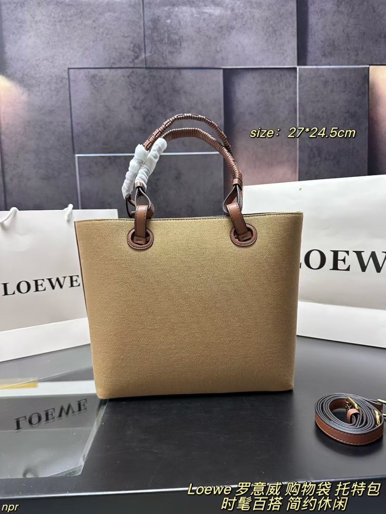 Loewe ロエベ トートバッグ 3色 27×24.5cm - 画像 5