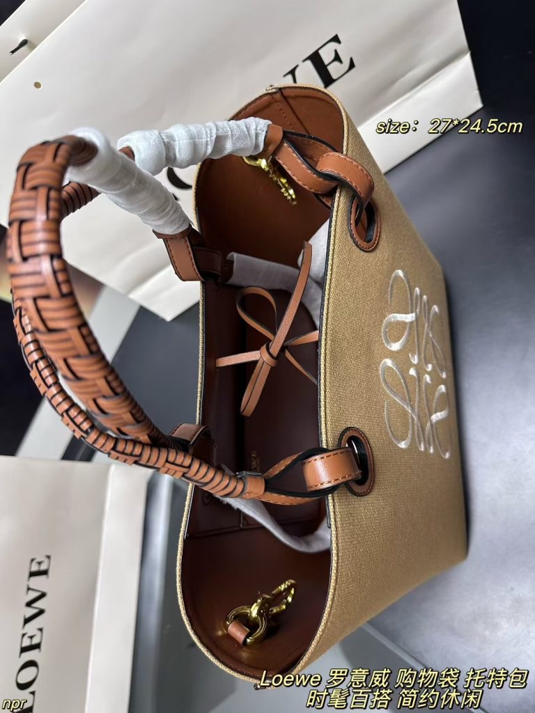 Loewe ロエベ トートバッグ 3色 27×24.5cm - 画像 8