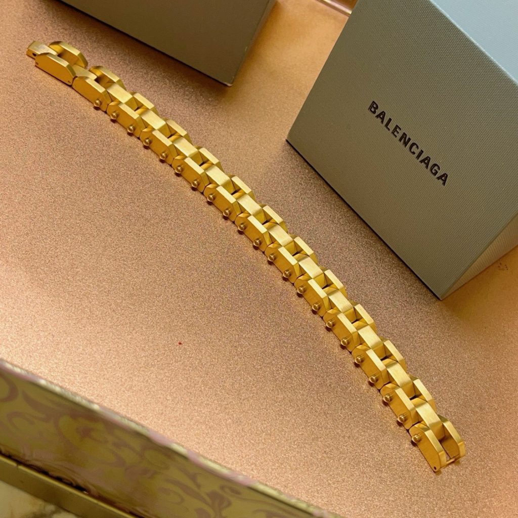 BALenciaga ブレスレット メンズ ゴールド 1色入 💎 - 画像 2