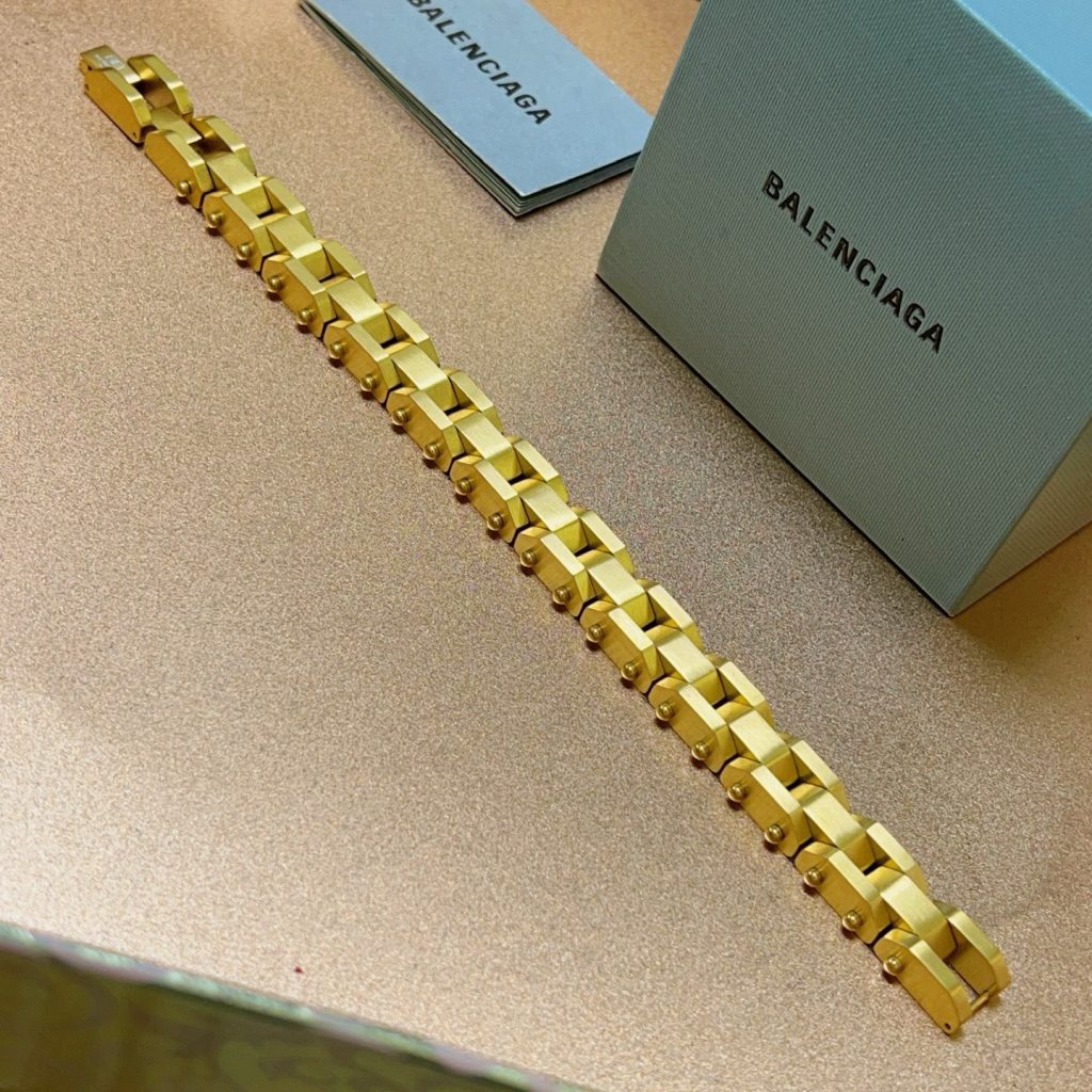 BALenciaga ブレスレット メンズ ゴールド 1色入 💎 - 画像 5