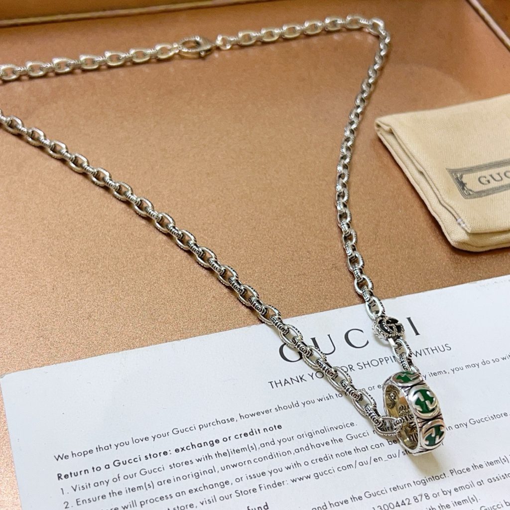GUCCI ネックレス シルバー 3色入 🌿 - 画像 4