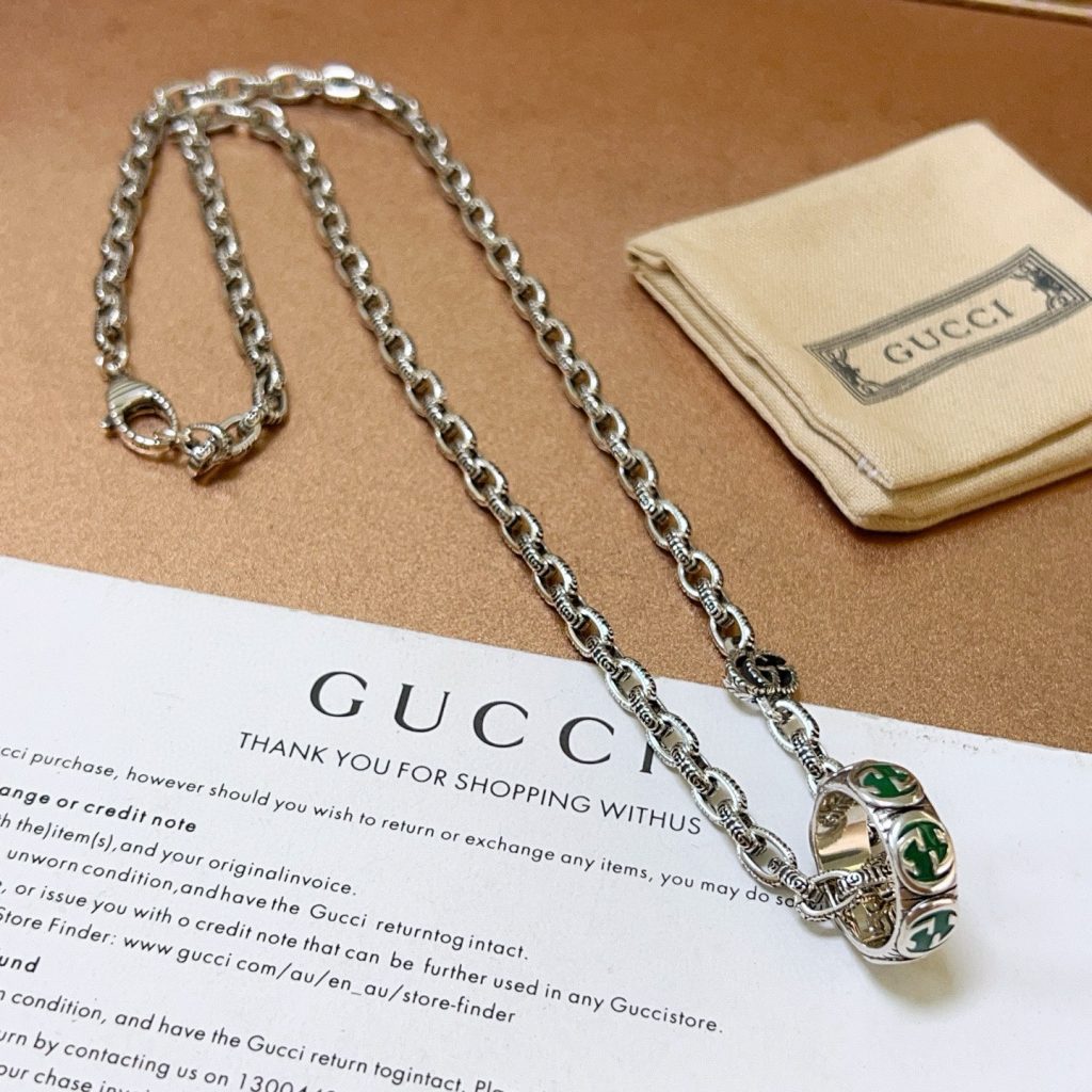 GUCCI ネックレス シルバー 3色入 🌿 - 画像 5