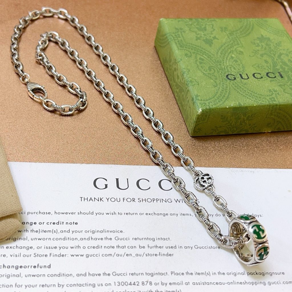 GUCCI ネックレス シルバー 3色入 🌿 - 画像 7