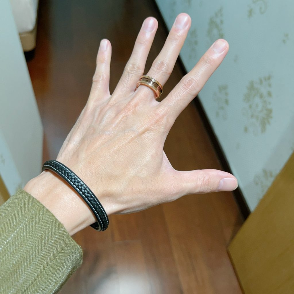 BVLGARI ブルガリ ブレスレット 2本セット ローズゴールド 2色入 🌟 - 画像 3
