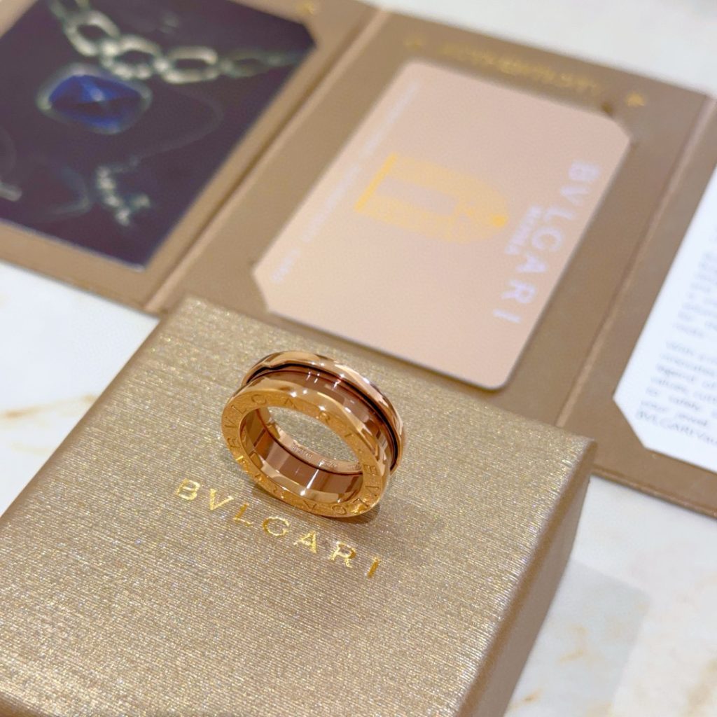 BVLGARI ブルガリ ブレスレット 2本セット ローズゴールド 2色入 🌟 - 画像 4