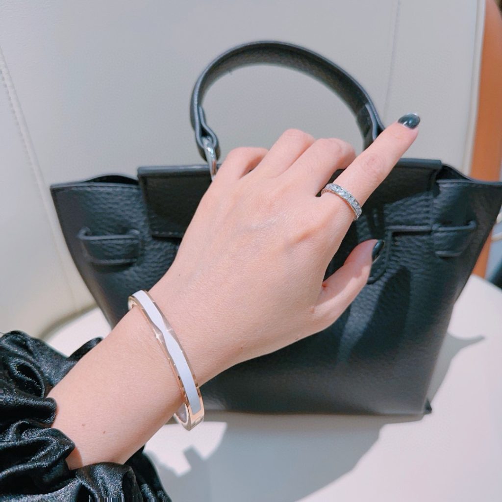 BVLGARI ブレスレット 3色入 ホワイト シルバー ブラック 💎 - 画像 6