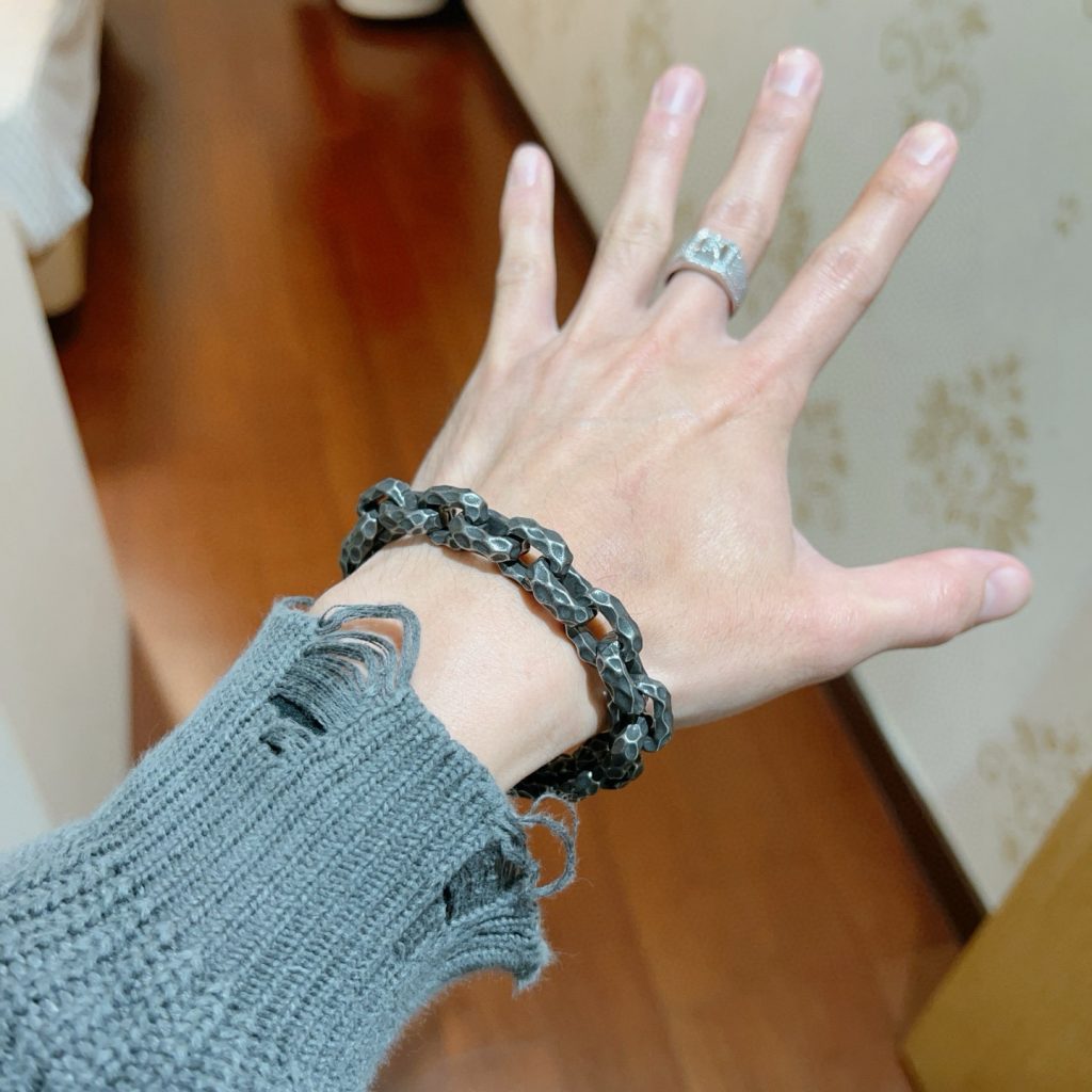 Balenciaga ブレスレット メンズ メタル チェーン 1色入 🖤 - 画像 3