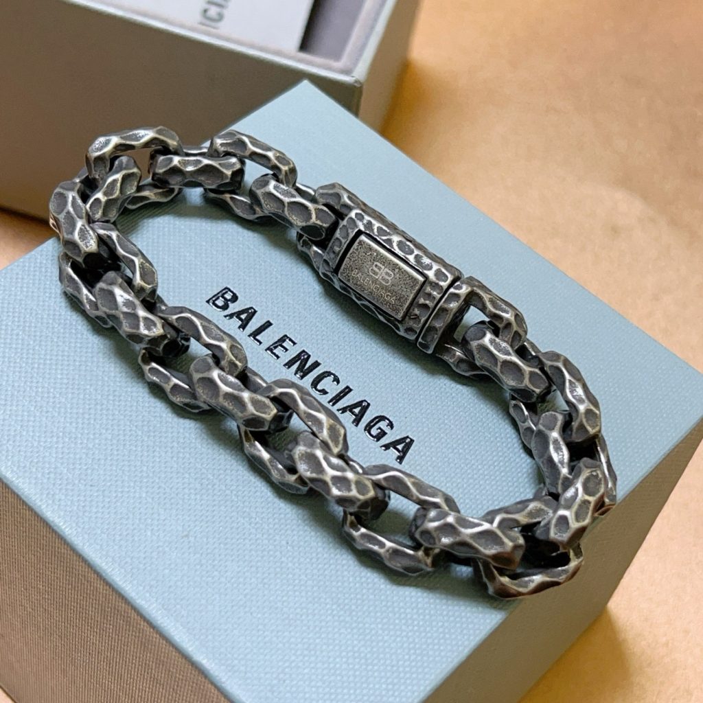 Balenciaga ブレスレット メンズ メタル チェーン 1色入 🖤 - 画像 6
