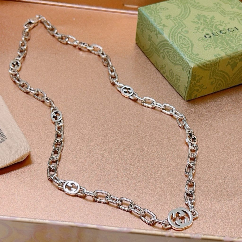 GUCCI ネックレス 2色 男用 メンズ シルバー 💎 - 画像 4