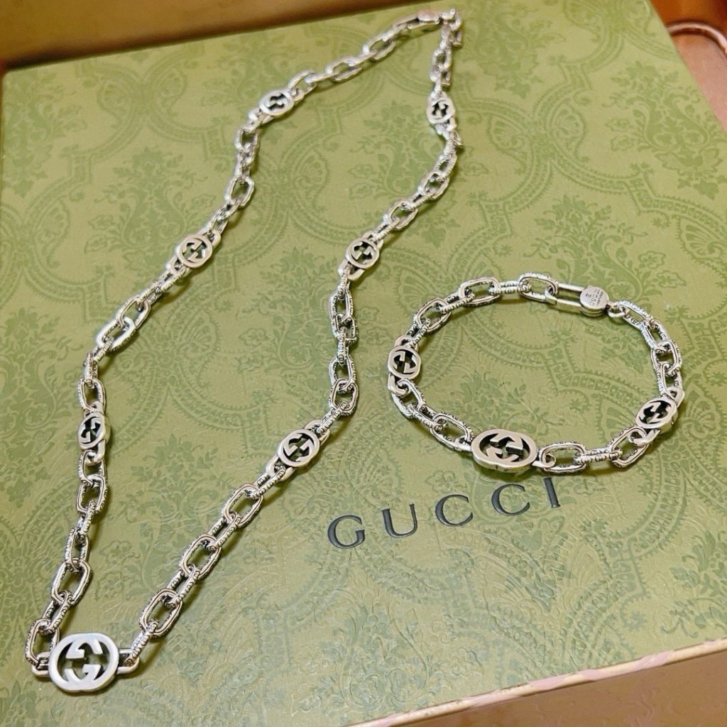 GUCCI ネックレス 2色 男用 メンズ シルバー 💎 - 画像 7