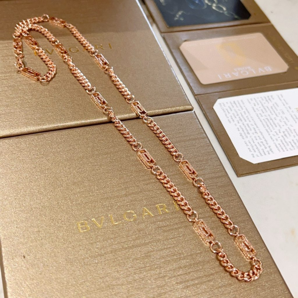 BVLGARI ネックレス ローズゴールド 1色 🌟 - 画像 5