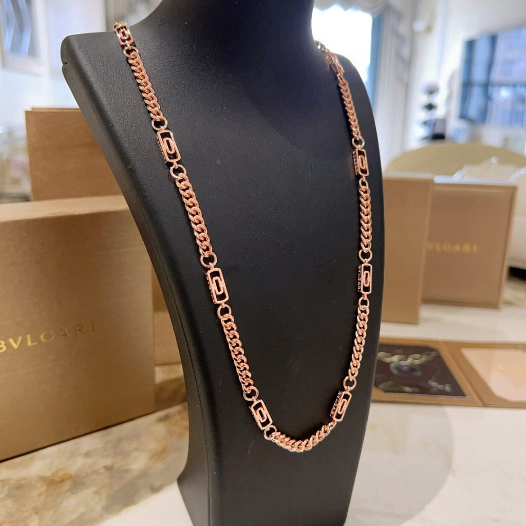 BVLGARI ネックレス ローズゴールド 1色 🌟 - 画像 7