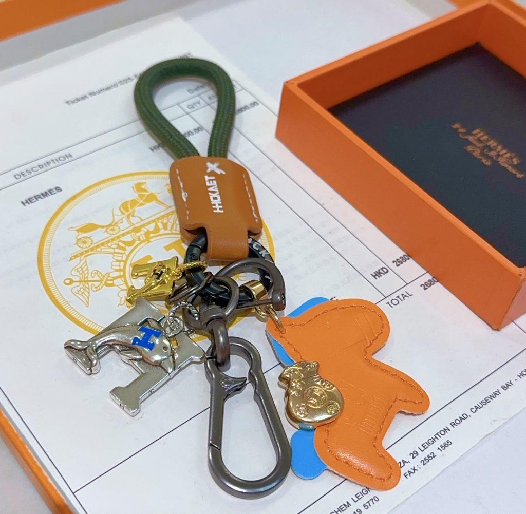 HERMES リング ファブリック ポーチ 6色入 🐘 - 画像 3