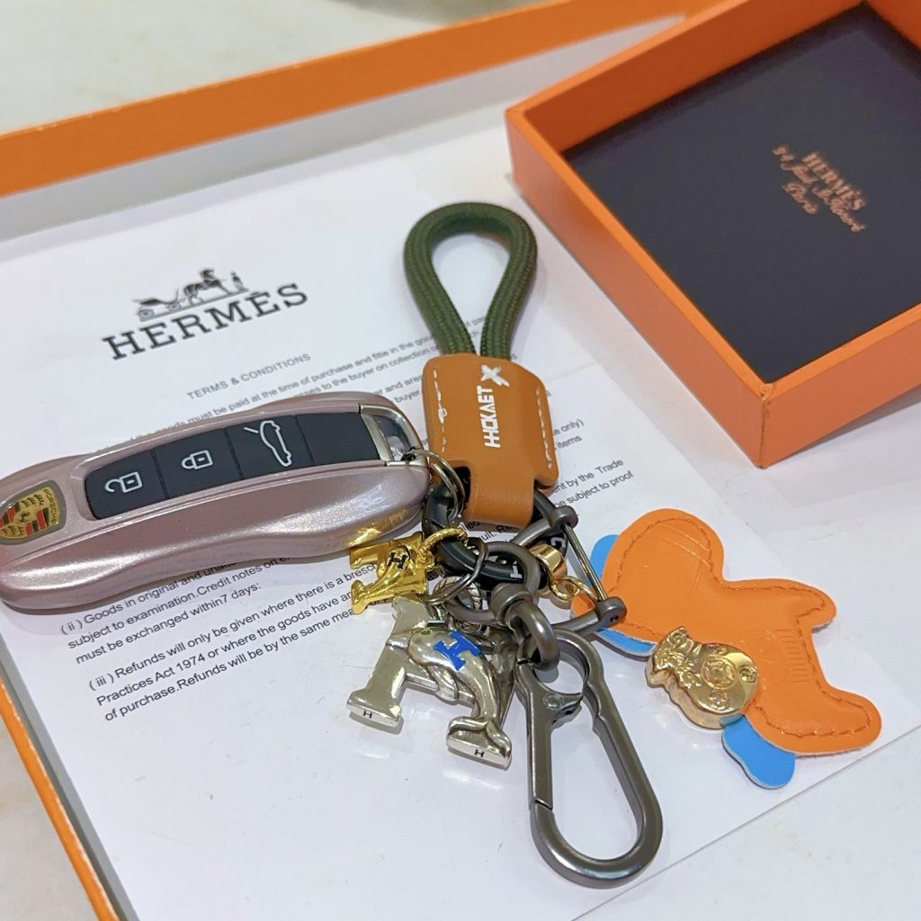 HERMES リング ファブリック ポーチ 6色入 🐘 - 画像 5