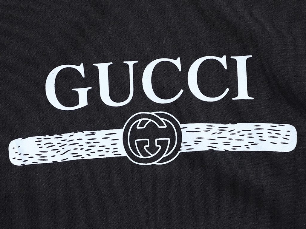GUCCI ロゴスウェットシャツ 黒 1色 - 画像 6