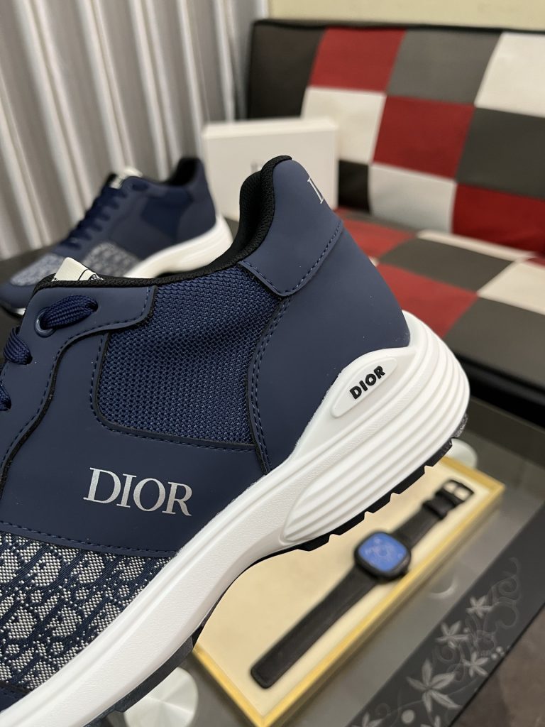 Dior メンズ スニーカー 00181 ブルー シューズ 1足 3色入 🧢 - 画像 6
