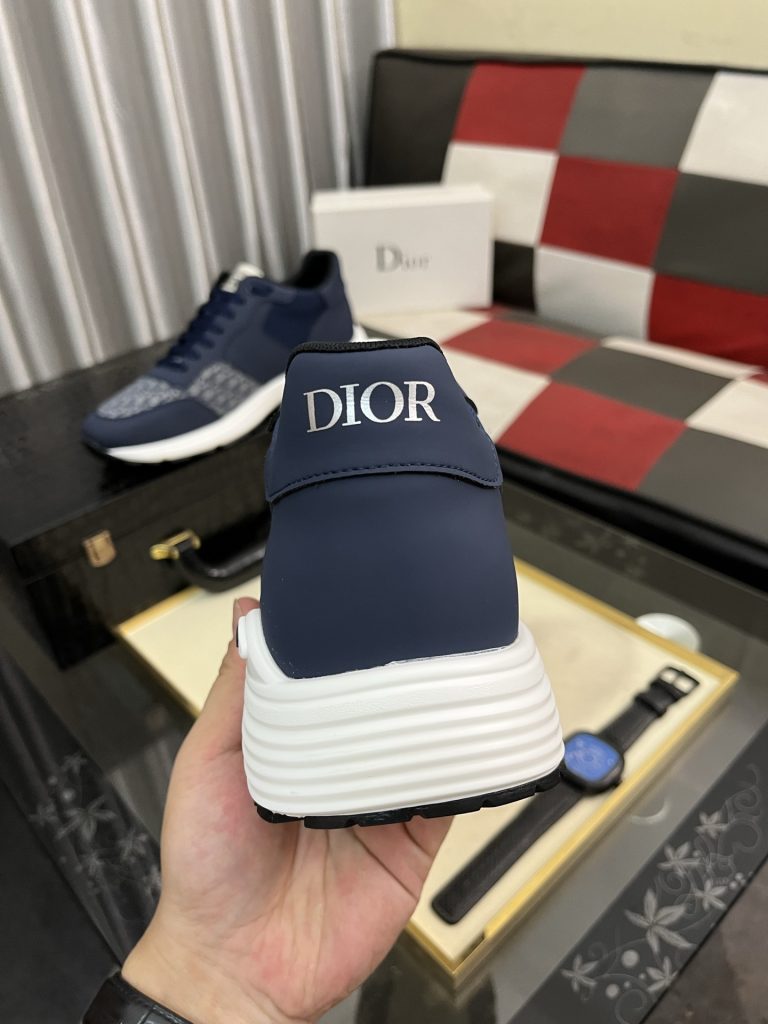 Dior メンズ スニーカー 00181 ブルー シューズ 1足 3色入 🧢 - 画像 8