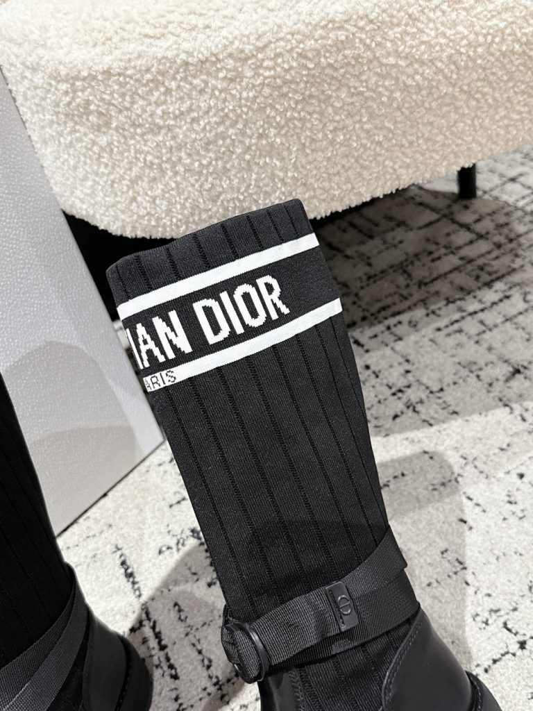 Dior レディース ブーツ ブラック ニットソール シューズ 1色 あの日 - 画像 7