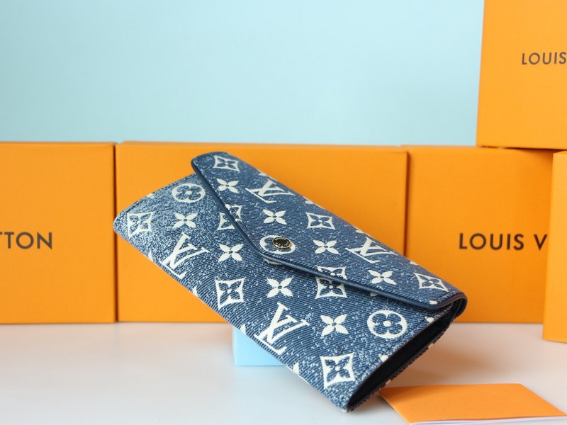 ルイヴィトン　Louis Vuitton　ポルトフォイユ サラ　LV長財布モノグラム　ジャカードデニム　選べる2色 - 画像 4