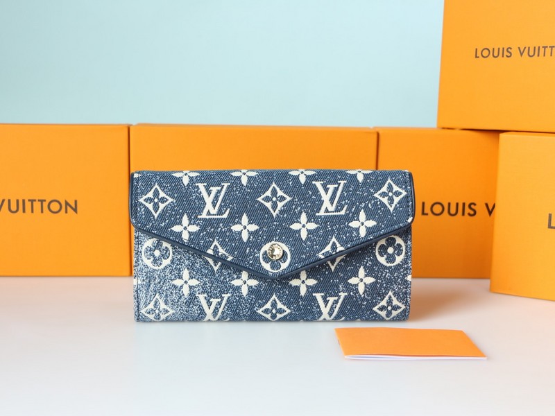 ルイヴィトン　Louis Vuitton　ポルトフォイユ サラ　LV長財布モノグラム　ジャカードデニム　選べる2色 - 画像 2