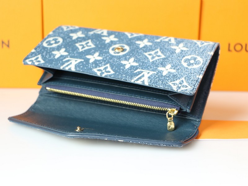 ルイヴィトン　Louis Vuitton　ポルトフォイユ サラ　LV長財布モノグラム　ジャカードデニム　選べる2色 - 画像 5