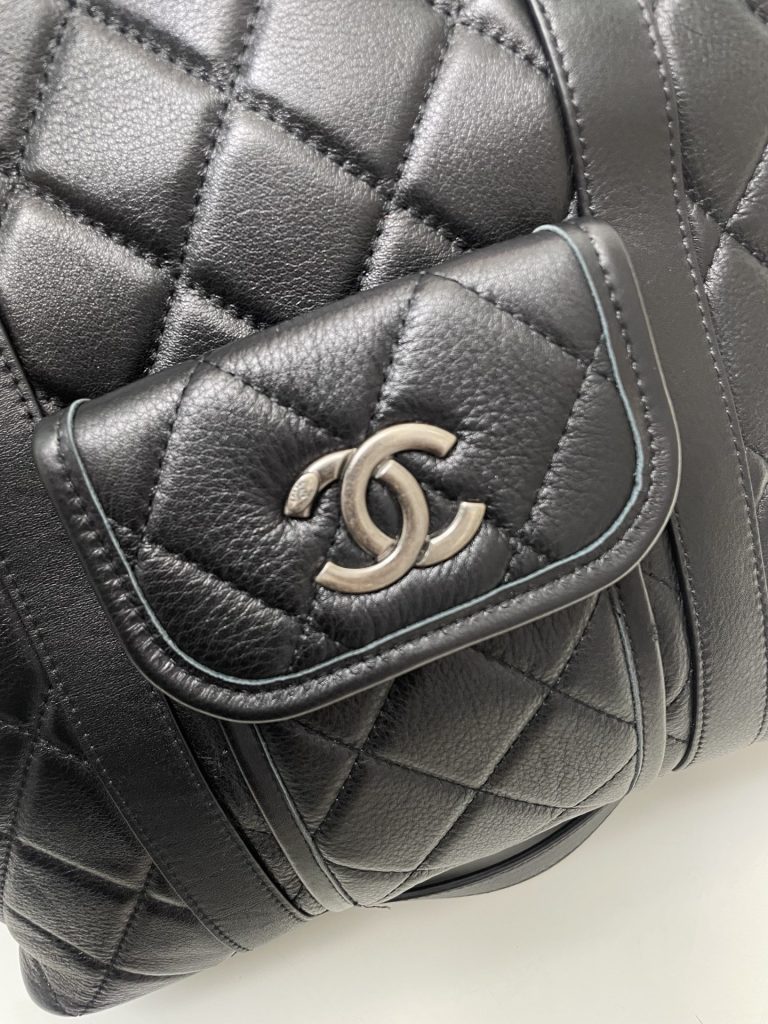 CHANEL　シャネル　ショルダーバッグ　 ブラック　レディースバッグ　大きめ　トートバッグ　ハンドバッグ　２WAY　通勤OK - 画像 5
