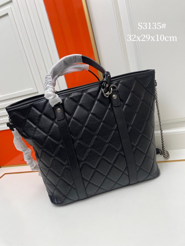 CHANEL　シャネル　ショルダーバッグ　 ブラック　レディースバッグ　大きめ　トートバッグ　ハンドバッグ　２WAY　通勤OK - 画像 3