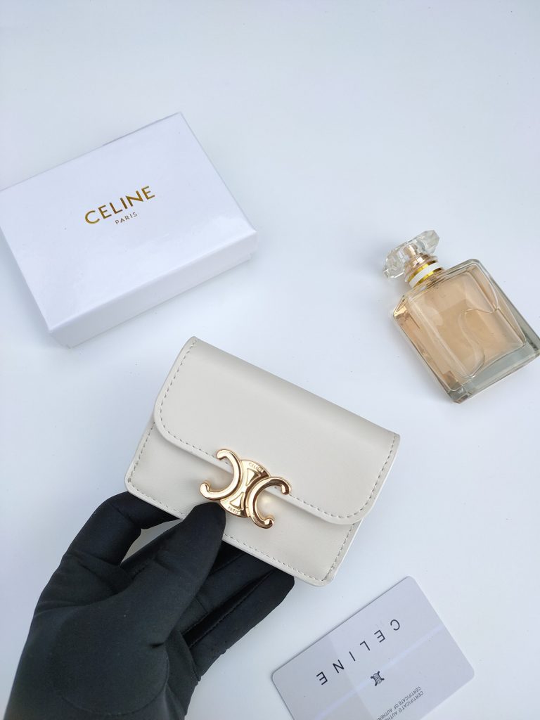 CELINE セリーヌ カードケース ホワイト 2色入 - 画像 4