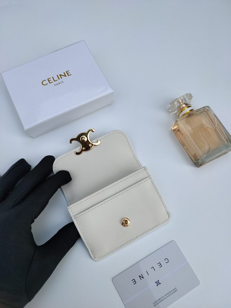 CELINE セリーヌ カードケース ホワイト 2色入 - 画像 5