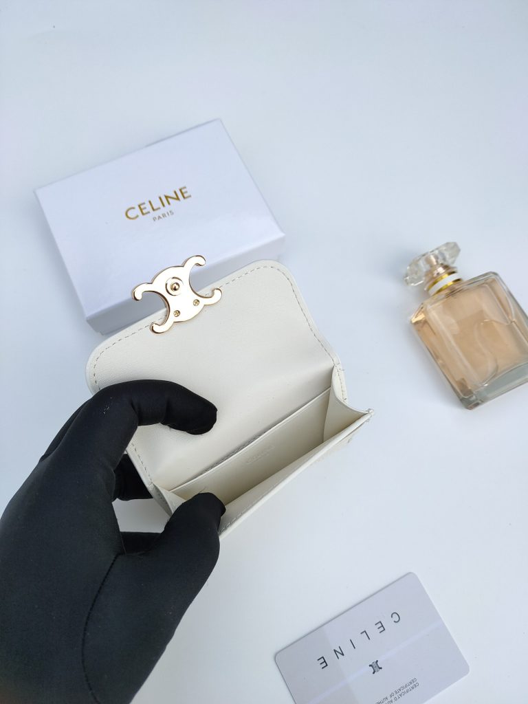 CELINE セリーヌ カードケース ホワイト 2色入 - 画像 6