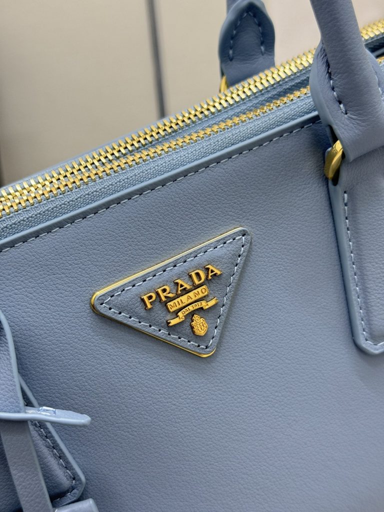 プラダ ミニトート ブルーグレー ショルダー付き レディース ハンドバッグ - 画像 7