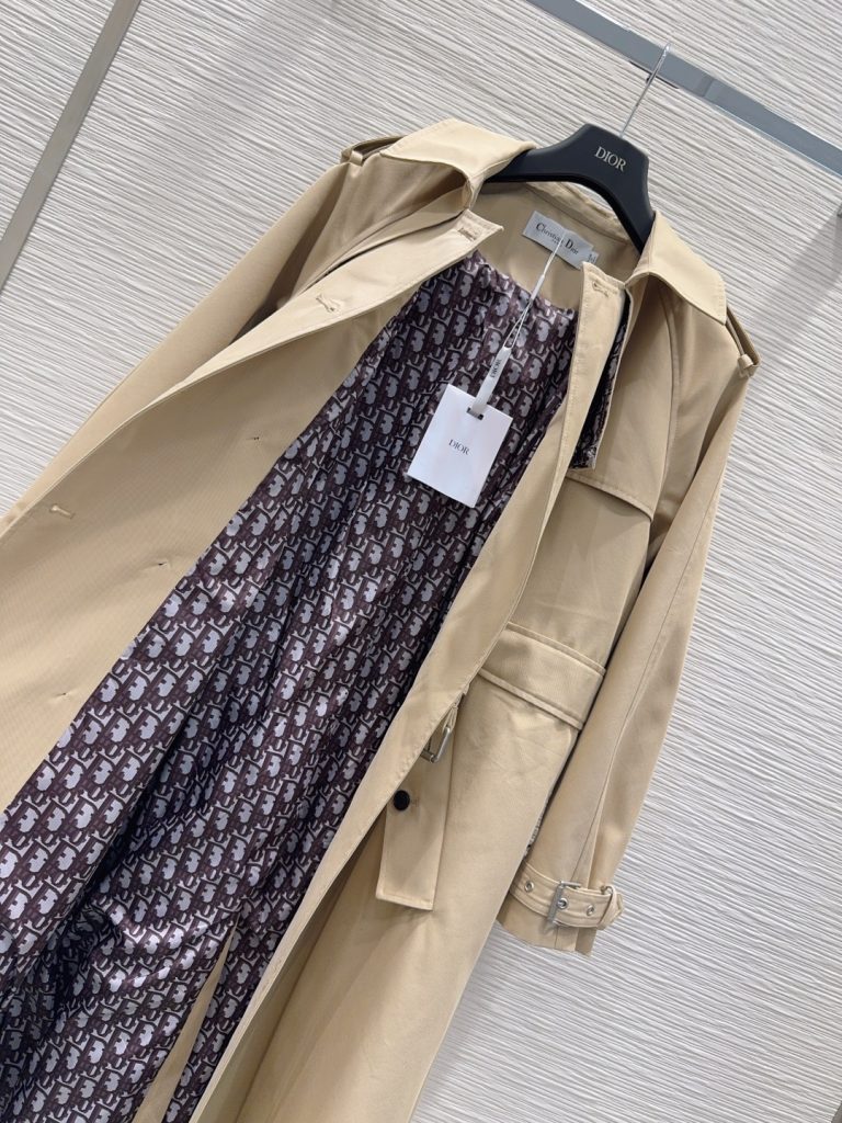 Dior トレンチコート A4収納可 ベージュ - 画像 5