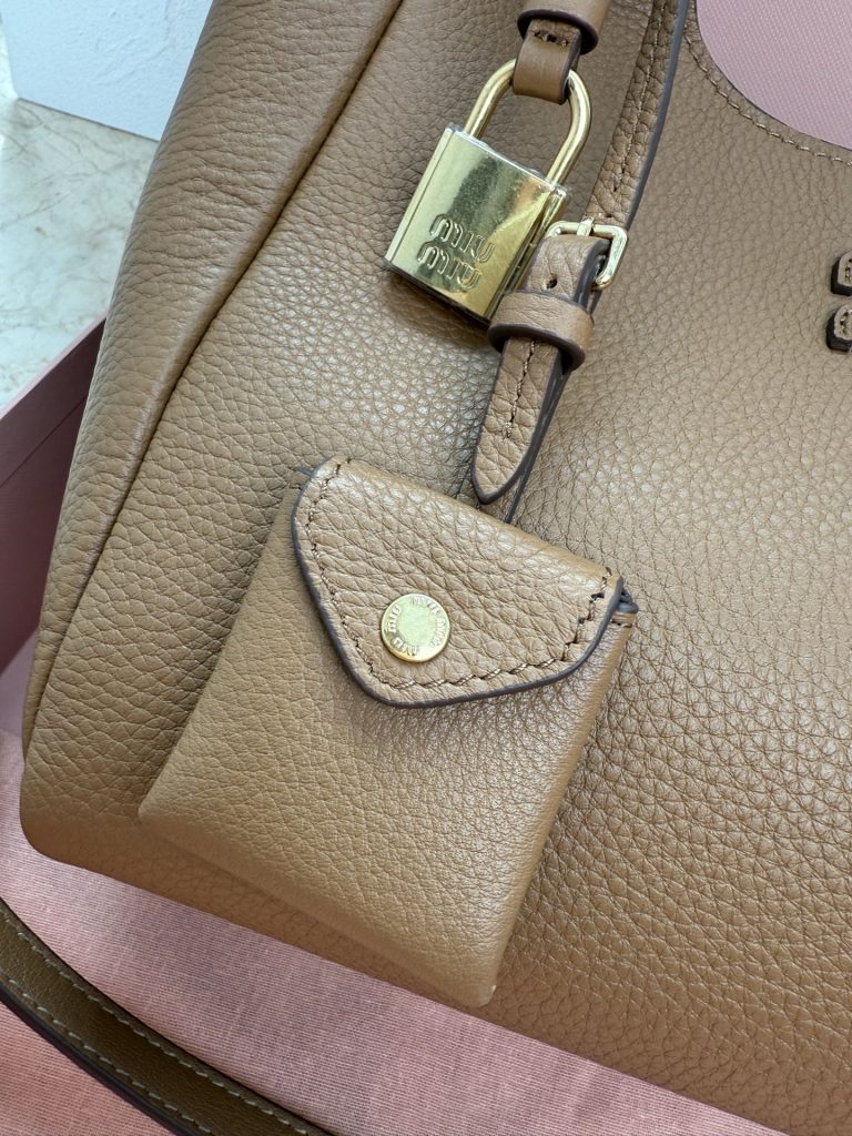 Miu Miu ハンドバッグ | トートバッグ | コンパクト | ベージュ/グリーン - 画像 5
