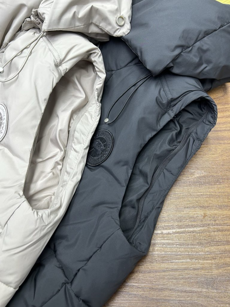 CANADA GOOSE ダウンベスト ミニサイズ 2WAY 通勤 保温 ブラック ベージュ ネイビー - 画像 8
