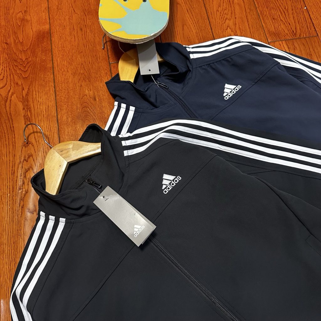 adidas トレーニングジャケット AEROREADY 3ストライプス 通勤カジュアル ブラック ネイビー ダークグレー ポリエステル - 画像 7