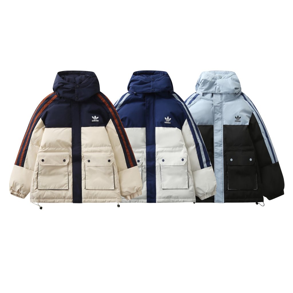 ADIDAS UFFER adidas パufferジャケット カジュアル 2WAY マルチカラー 3ストライプス レ…|仕事帰りに使いや…