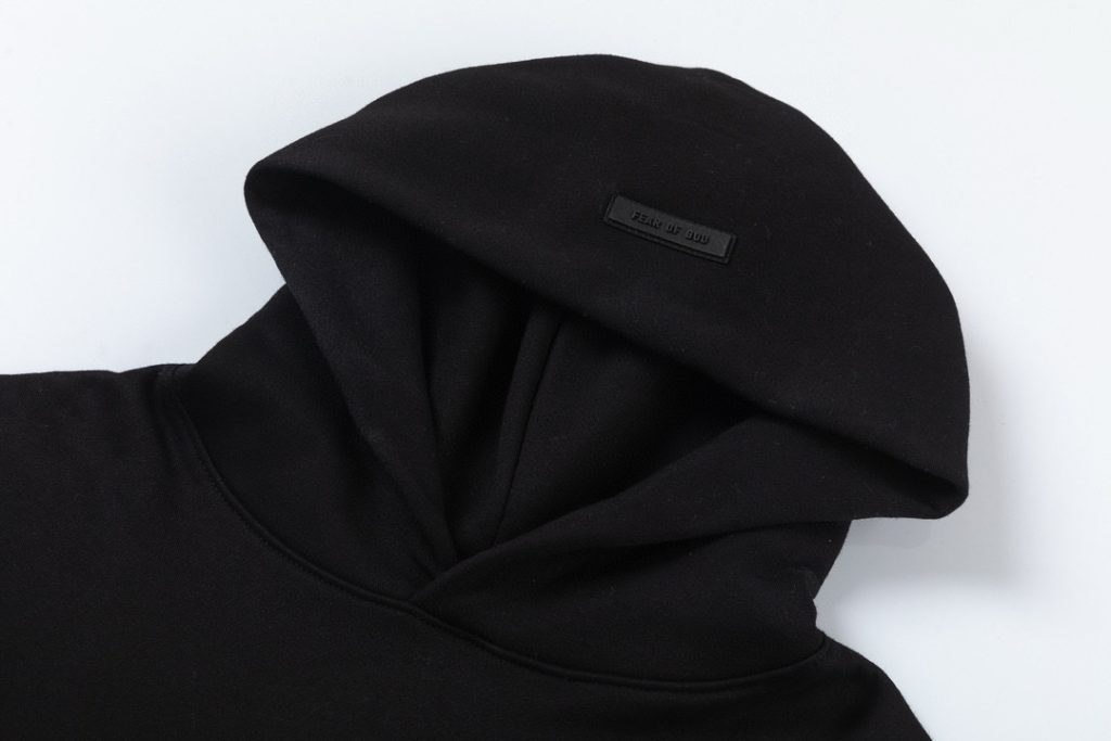FEAR OF GOD ESSENTIALS パーカー 3本線ロゴ オーバーサイズ デザイン 通勤カジュアル ブラック ホワイト グレー カラー展開 - 画像 3
