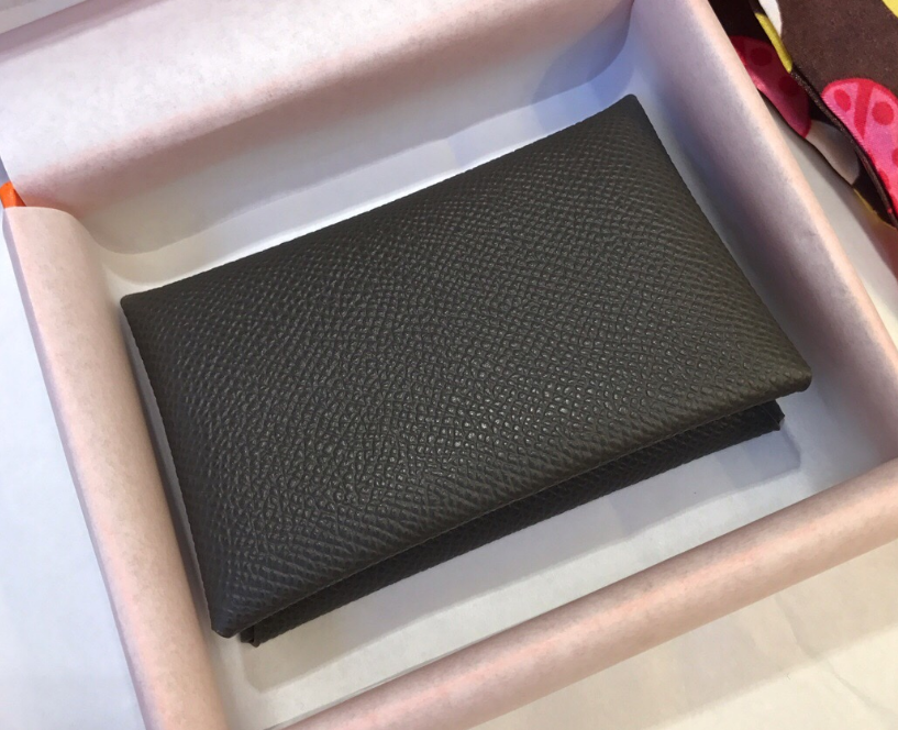 エルメス　Hermes　カルヴィ カードケース　ミニ財布 　カードケース　名刺入れ　本革　レディース　メンズ　無地　19色 - 画像 6