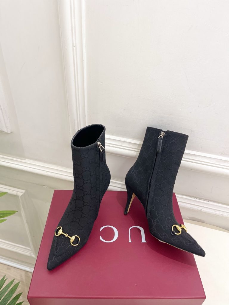 GUCCI グッチ フラットシューズ レディース ハイヒール 黒色 - 画像 5