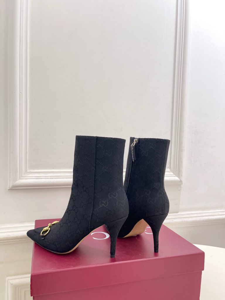 GUCCI グッチ フラットシューズ レディース ハイヒール 黒色 - 画像 7