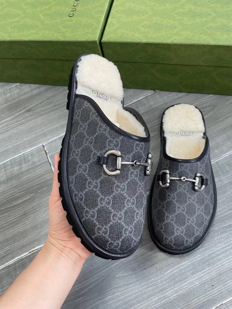 GUCCI グッチ シューズ フラットシューズ 本革 軽量 通勤 通学 ブラック - 画像 5