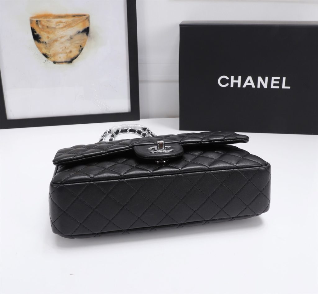 シャネル　CHANEL　ラムスキン マトラッセ25　CC ココマーク　Wチェーン　ダブルフラップ　ショルダーバッグ　レディース　バッグ　8色 - 画像 4