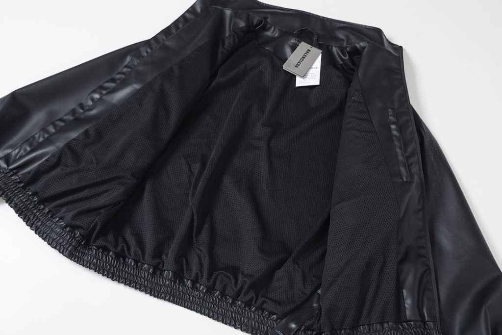 BALENCIAGA バレンシアガ レザージャケット 本革 通勤 通学 ブラック - 画像 3