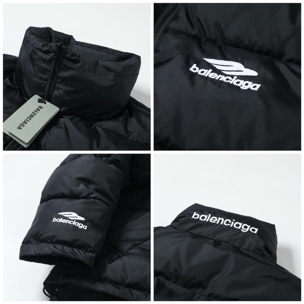 BALENCIAGA バレンシアガ ダウンジャケット ブラック - 画像 6