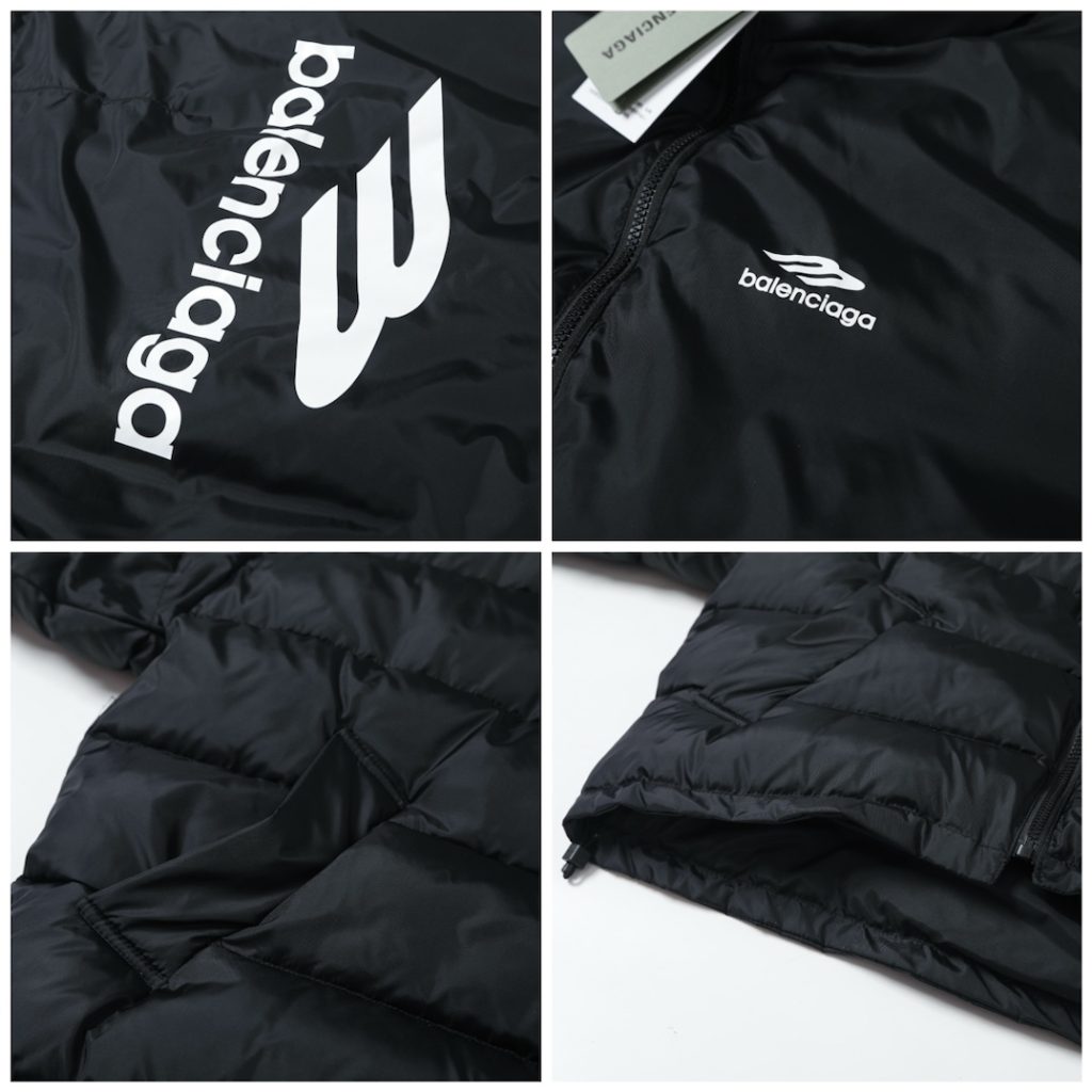 BALENCIAGA バレンシアガ ダウンジャケット ブラック - 画像 7