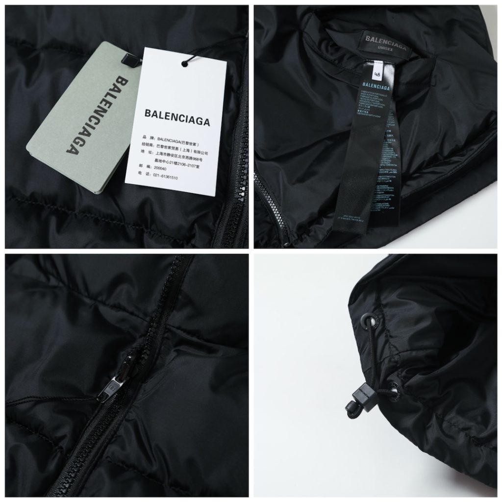 BALENCIAGA バレンシアガ ダウンジャケット ブラック - 画像 8